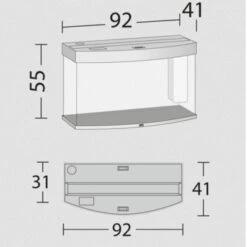 Aquarium JUWEL Vision 180 LED Dim. 92 X 41 X 55 Cm 180 Litres, Coloris Au Choix, Avec Ou Sans Meuble SBX -Poissons Aquariums Magasin dimensions aquarium juwel vision 180