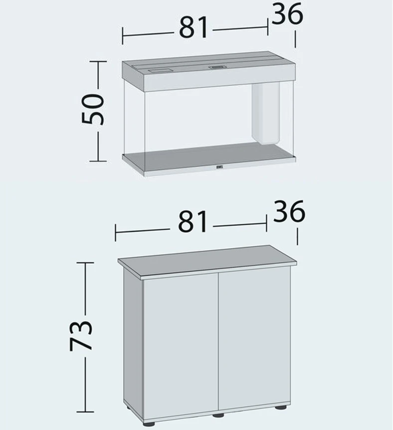 Aquarium JUWEL Rio 125 LED 81 X 36 X 50 Cm 125L - Gris, Blanc, Noir, Brun Ou Chêne Clair, Avec Ou Sans Meuble SBX 10 Aquarium JUWEL Rio 125 LED 81 X 36 X 50 Cm 125L - Gris, Blanc, Noir, Brun Ou Chêne Clair, Avec Ou Sans Meuble SBX – Image 8