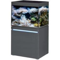 EHEIM Incpiria Marine 230 LED Graphite Kit Aquarium 70 Cm 230 L Avec Meuble Et éclairage LEDs