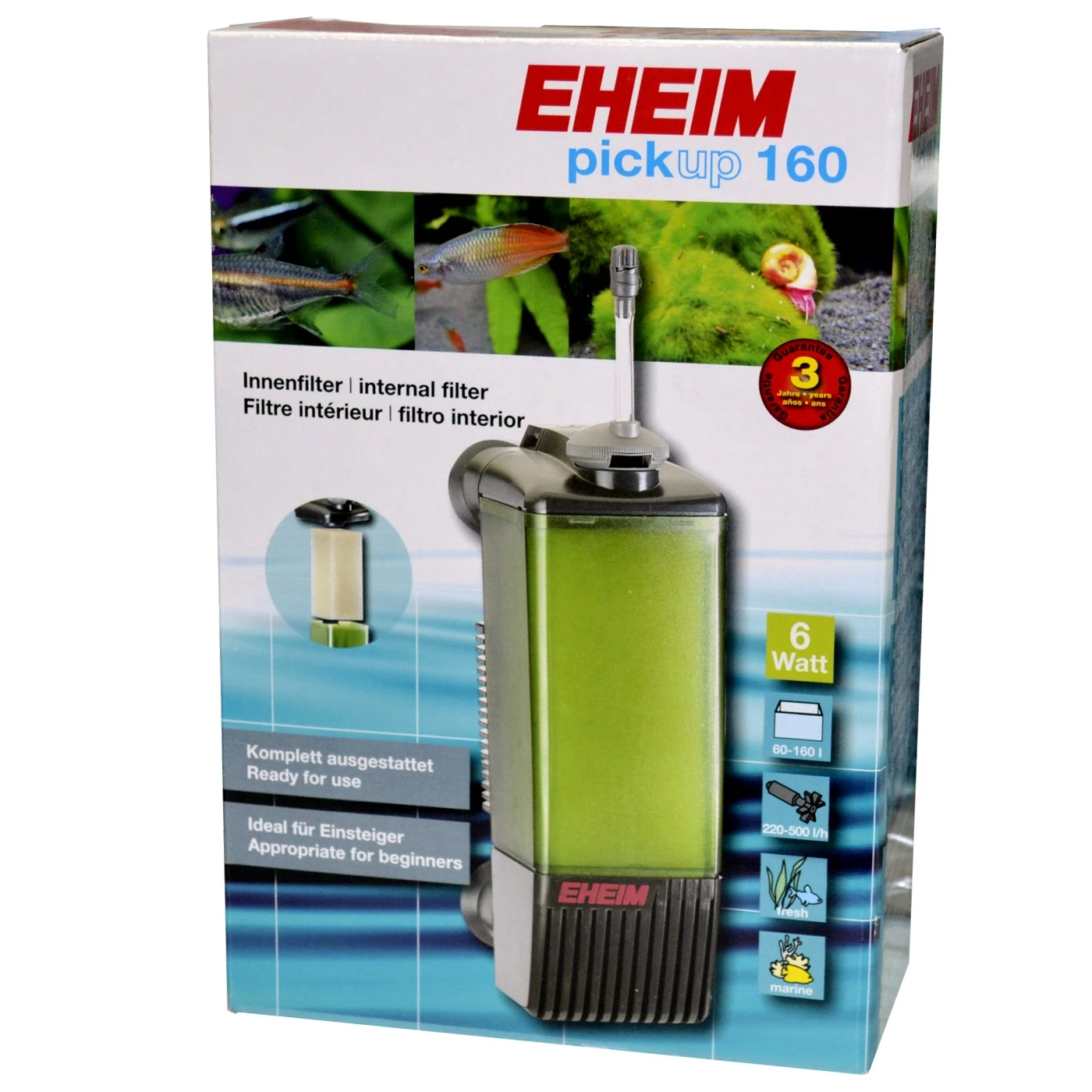 EHEIM PickUp 160 Filtre Interne Pour Aquarium De 60 à 160 L 4 EHEIM PickUp 160 Filtre Interne Pour Aquarium De 60 à 160 L – Image 2