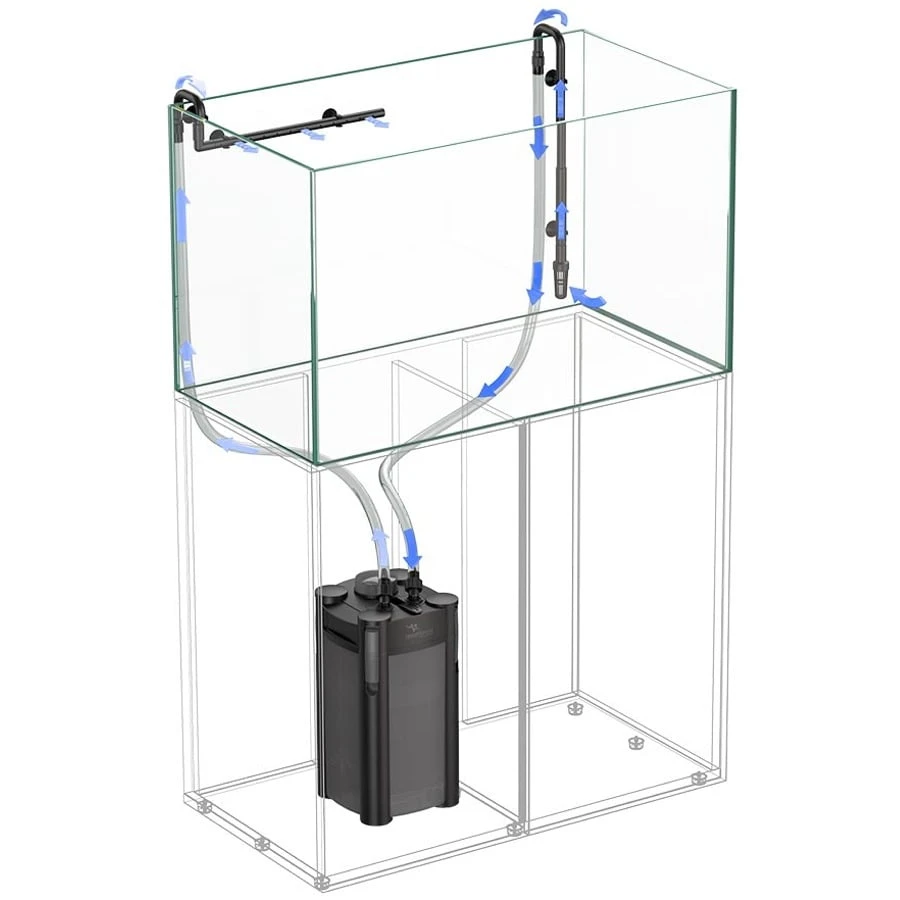 AQUATLANTIS CleanSys 850 PRO Filtre Externe Pour Aquarium De 90 à 300 L 7 AQUATLANTIS CleanSys 850 PRO Filtre Externe Pour Aquarium De 90 à 300 L – Image 5