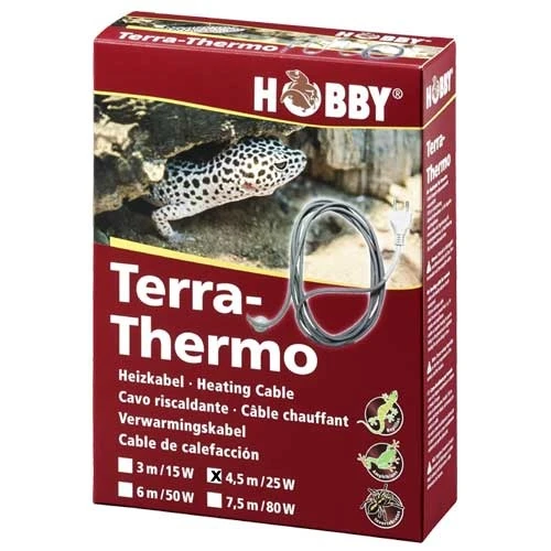 HOBBY Terra-Thermo 25W Câble Chauffant 4,5 M Pour Terrarium 3 HOBBY Terra-Thermo 25W Câble Chauffant 4,5 M Pour Terrarium