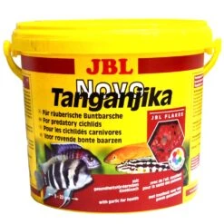 JBL NovoTanganjika 5,5 L Flocons Spécial Cichlidés Des Lacs Tanganyika Et Malawi
