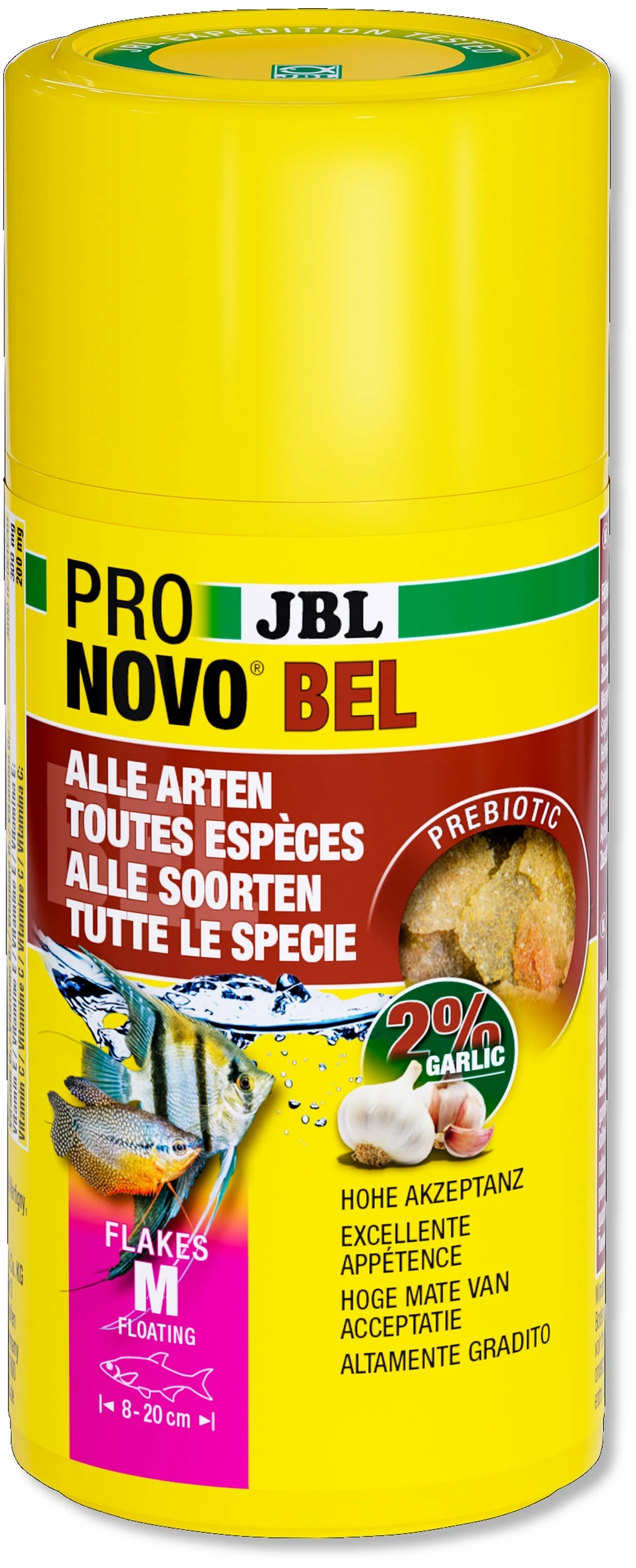 JBL ProNovo Bel Flakes M 100 Ml Nourriture De Base En Flocons Pour Tous Poissons D'aquarium De 8 à 20 Cm 3 JBL ProNovo Bel Flakes M 100 Ml Nourriture De Base En Flocons Pour Tous Poissons D'aquarium De 8 à 20 Cm