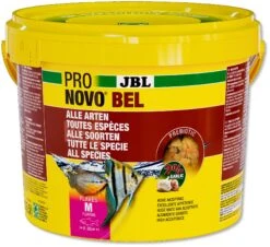 JBL ProNovo Bel Flakes M 5,5 L Nourriture De Base En Flocons Pour Tous Poissons D'aquarium De 8 à 20 Cm