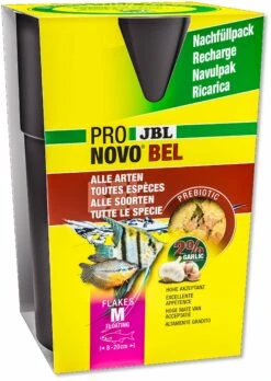JBL ProNovo Bel Flakes M 750 Ml Recharge Nourriture De Base En Flocons Pour Tous Poissons D'aquarium De 8 à 20 Cm