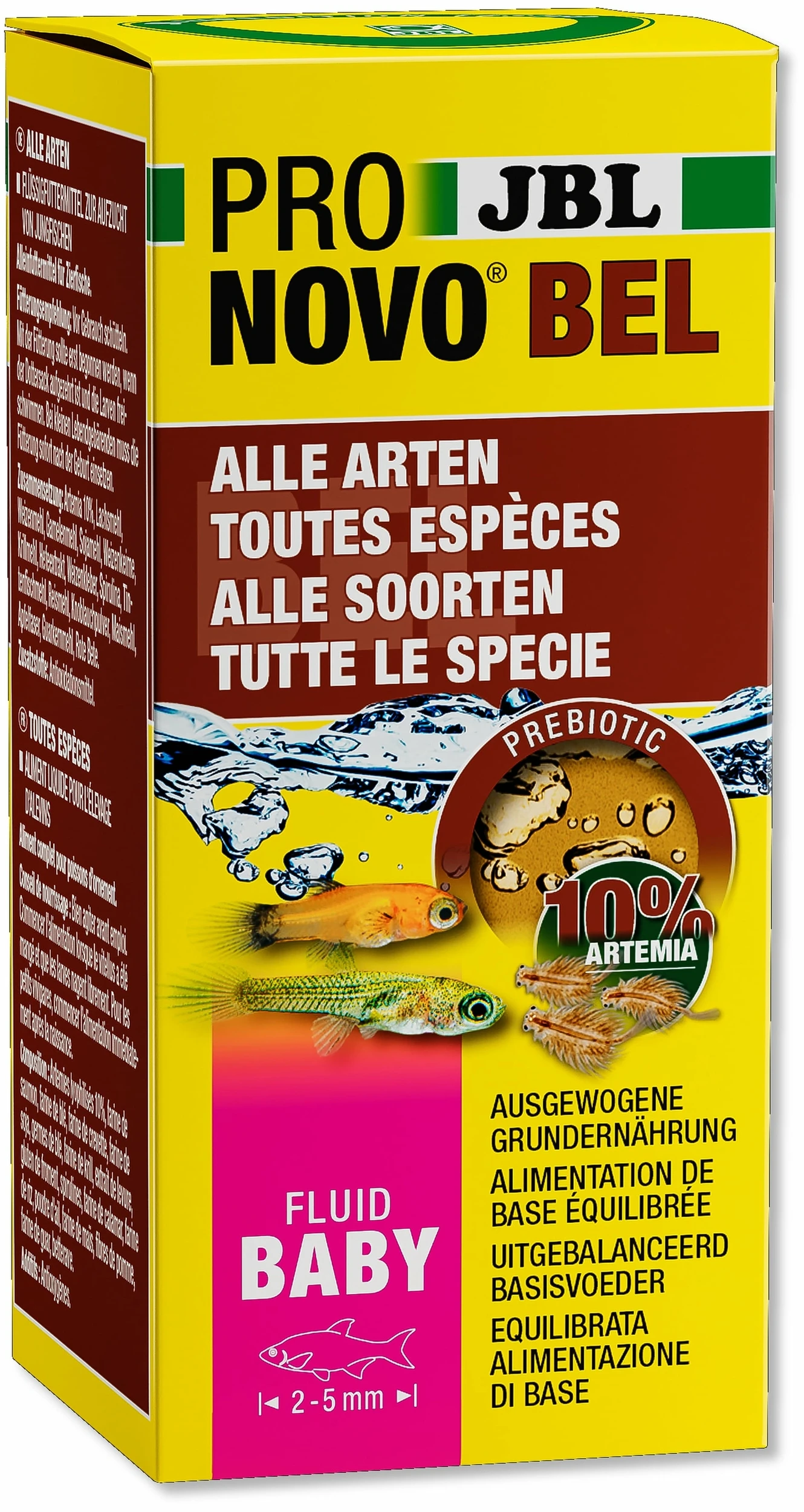 JBL ProNovo Bel Fluid 50 Ml Nourriture Liquide Pour Très Petits Alevins Ovipares De 2 à 5 Mm 3 JBL ProNovo Bel Fluid 50 Ml Nourriture Liquide Pour Très Petits Alevins Ovipares De 2 à 5 Mm