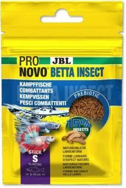 JBL ProNovo Betta Insect Stick S 20 Ml Nourriture En Bâtonnets Fins Pour Combattants De 3 à 10 Cm