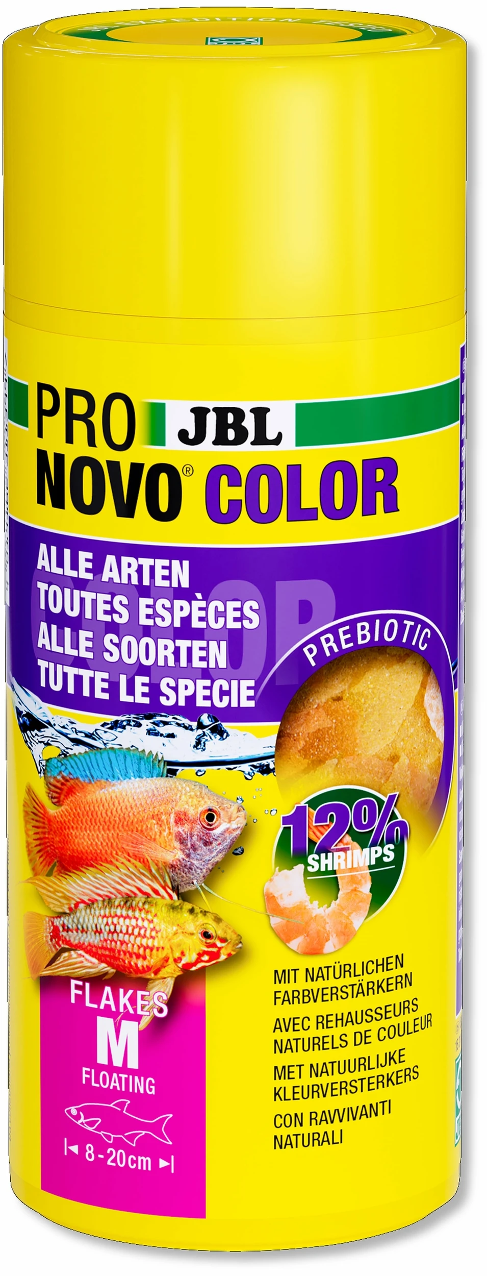 JBL ProNovo Color Flakes M 250 Ml Nourriture En Flocons Rehaussant Les Couleurs Des Poissons D'aquarium De 8 à 20 Cm 3 JBL ProNovo Color Flakes M 250 Ml Nourriture En Flocons Rehaussant Les Couleurs Des Poissons D'aquarium De 8 à 20 Cm