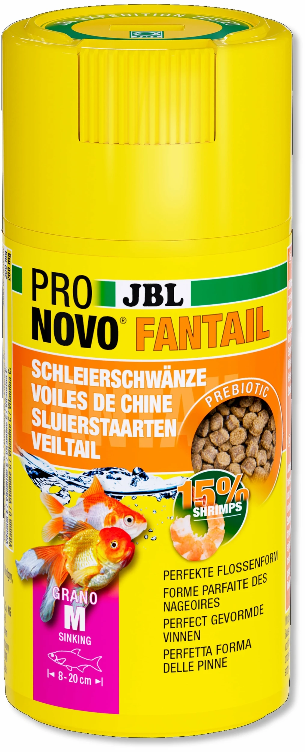 JBL ProNovo Fantail Grano M 100 Ml Click Nourriture De Base En Granulés Spéciale Voiles De Chine 8 à 20 Cm 3 JBL ProNovo Fantail Grano M 100 Ml Click Nourriture De Base En Granulés Spéciale Voiles De Chine 8 à 20 Cm