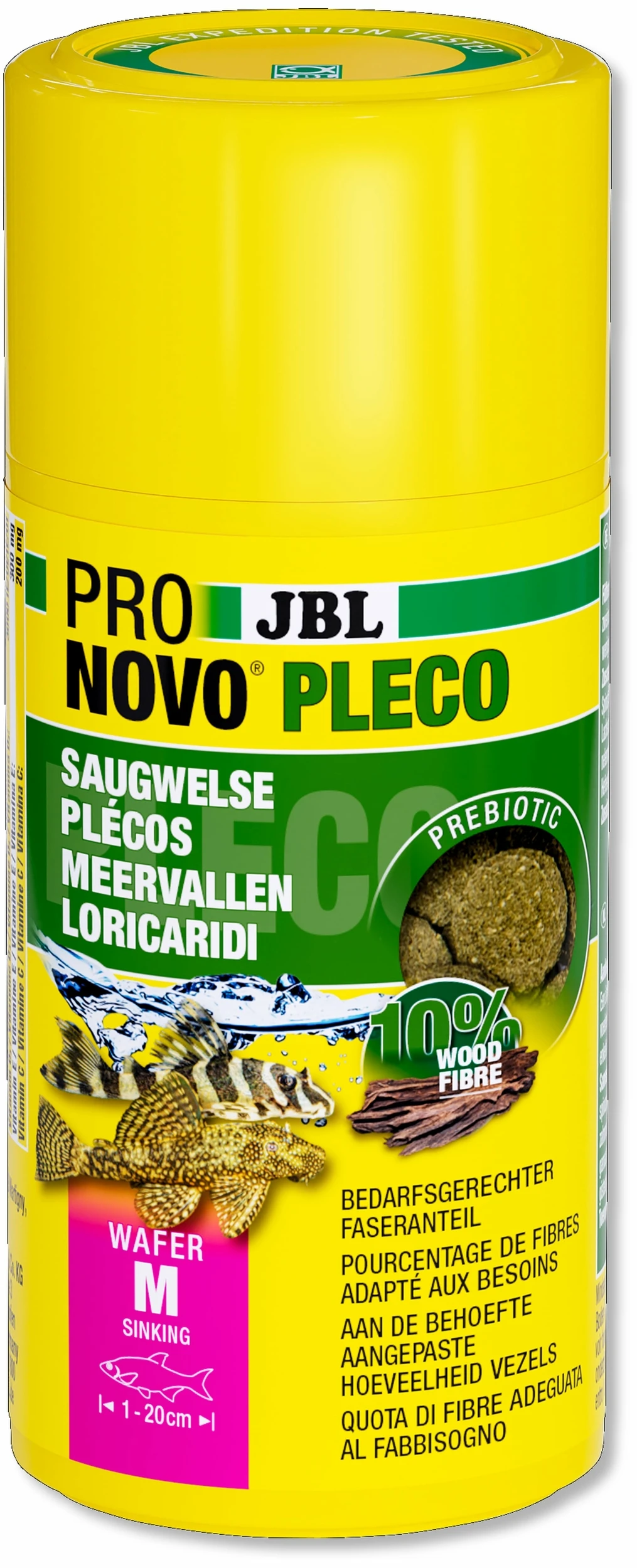 JBL ProNovo Pleco Wafer M 100 Ml Nourriture En Comprimés Avec Bois Pour Locaridés Herbivores De 1 à 20 Cm 3 JBL ProNovo Pleco Wafer M 100 Ml Nourriture En Comprimés Avec Bois Pour Locaridés Herbivores De 1 à 20 Cm