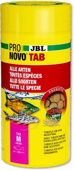 JBL ProNovo Tab M 1000 Ml Nourriture En Tablettes Pour Tous Poissons D'aquarium De 1 Ă 20 Cm