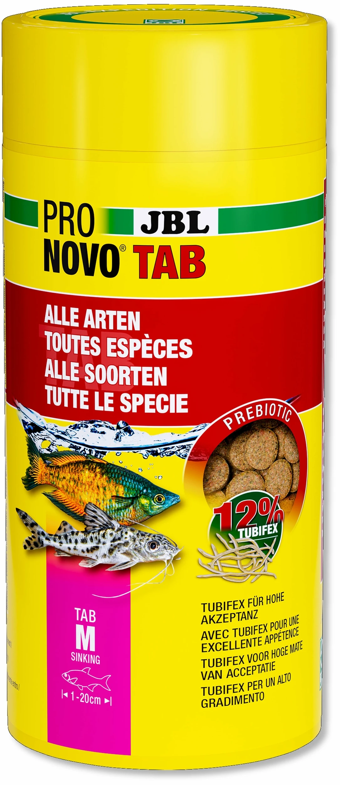 JBL ProNovo Tab M 1000 Ml Nourriture En Tablettes Pour Tous Poissons D'aquarium De 1 à 20 Cm 3 JBL ProNovo Tab M 1000 Ml Nourriture En Tablettes Pour Tous Poissons D'aquarium De 1 à 20 Cm
