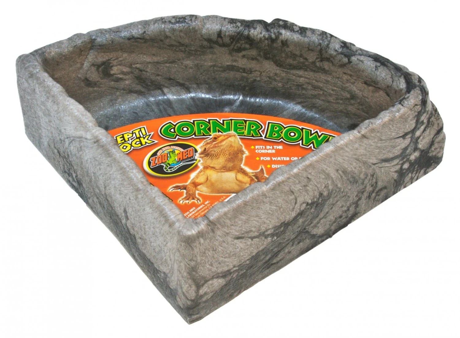 ZOOMED Repti Rock Corner Water Dish Large Abreuvoire D'angle 23 X 23 Cm Pour Reptiles 3 ZOOMED Repti Rock Corner Water Dish Large Abreuvoire D'angle 23 X 23 Cm Pour Reptiles