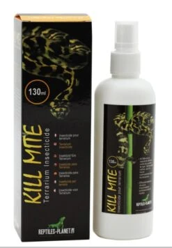 REPTILES PLANET Kill Mite 130 Ml Produit Anti-acariens Et Anti-tiques Pour Terrarium