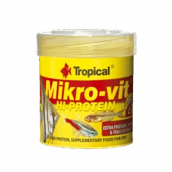 TROPICAL Mikrovit Hi-Protein 50ml Nourriture à Haute Teneur En Protéines, Pour Alevins