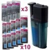 NEWA Cobra Mini DJC50 Filtre Interne Pour Volume 10 à 35 L + 3 Diamante Plus + 10 Mousses -Poissons Aquariums Magasin newa cobra 75 filtre interne pour aquarium et aquaterrarium a tortues de 25 a 75 l op