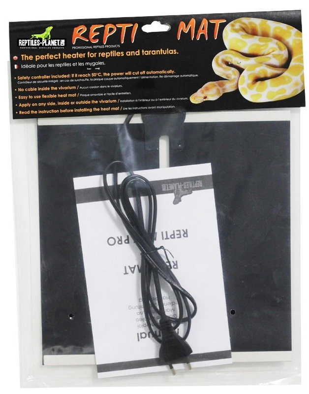 REPTILES PLANET Repti Mat 14W Plaque Chauffante 28 X 28 Cm Pour Terrarium 3 REPTILES PLANET Repti Mat 14W Plaque Chauffante 28 X 28 Cm Pour Terrarium