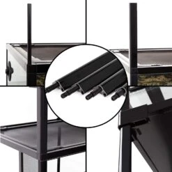 REPTIZOO Kit De 4 Réhausses De 9 Cm Pour Terrarium Démontable / Pliable -Poissons Aquariums Magasin reptizoo kit de 4 rehausses de 20 cm pour terrarium demontable pliable 3 1