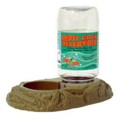 ZOOMED Repti Rock Reservoir 650ml Abreuvoir Pour Terrarium Avec Reserve D'eau