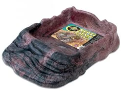 ZOOMED Repti Ramp Bowl X-Large Abreuvoir Avec Plage D'accès à L'eau Spéciale Tortue Et Autres Petits Reptiles Rampants