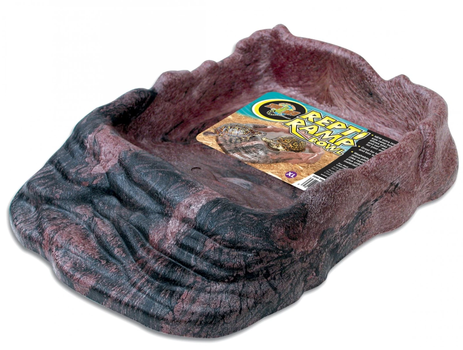 ZOOMED Repti Ramp Bowl X-Large Abreuvoir Avec Plage D'accès à L'eau Spéciale Tortue Et Autres Petits Reptiles Rampants 3 ZOOMED Repti Ramp Bowl X-Large Abreuvoir Avec Plage D'accès à L'eau Spéciale Tortue Et Autres Petits Reptiles Rampants