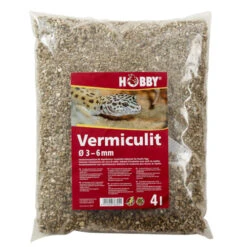 HOBBY Vermiculit 4 L Granulométrie 3 à 6 Mm Substrat Pour L'incubation Des Oeufs De Reptiles