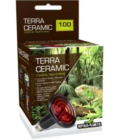 REPTILES PLANET Terra Ceramic 100W Spot Chauffant Céramique Avec Culot E27