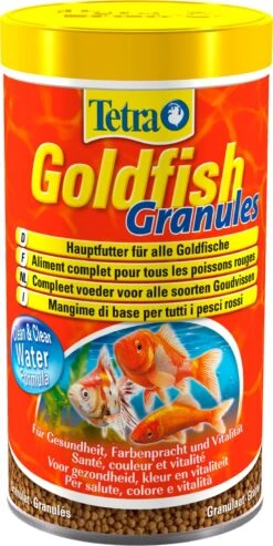TETRA GoldFish Granules 500 Ml Aliment Complet En Granulés Flottants Pour Tous Les Poissons Rouges Et D'eau Froide