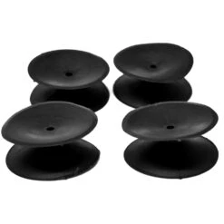 AQUATLANTIS Lot De 4 Ventouses Double Pour Filtre BioBox Ou Autre -Poissons Aquariums Magasin ventouses double noir aquarium