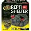 ZOOMED Repti Shelter MED 20 Cm Grotte 3 En 1 Pour Lézards Et Autres Reptiles -Poissons Aquariums Magasin zoomed repti shelter med 20 cm grotte 3 en 1 pour lezards et autres reptiles